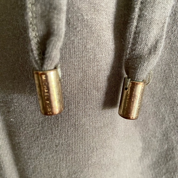 Michael Kors Olive Green Hoodie MK Logo Sz Medium - Picture 7 of 9